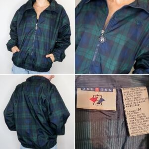 VTG Jerzees Plaid Windbreaker